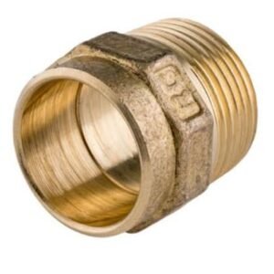 CONECTOR MACHO 15X1/2 LATÃO